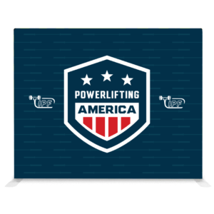 Powerlifting America 10ft Fabric Display