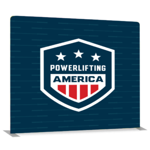 Powerlifting America 8ft Fabric Display