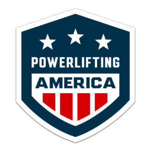 Powerlifting America Badge Sticker
