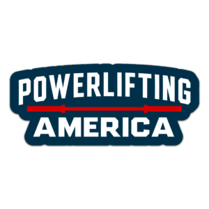 Powerlifting America Wordmark Sticker