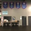 Custom pennant banner showcasing athlete achievements