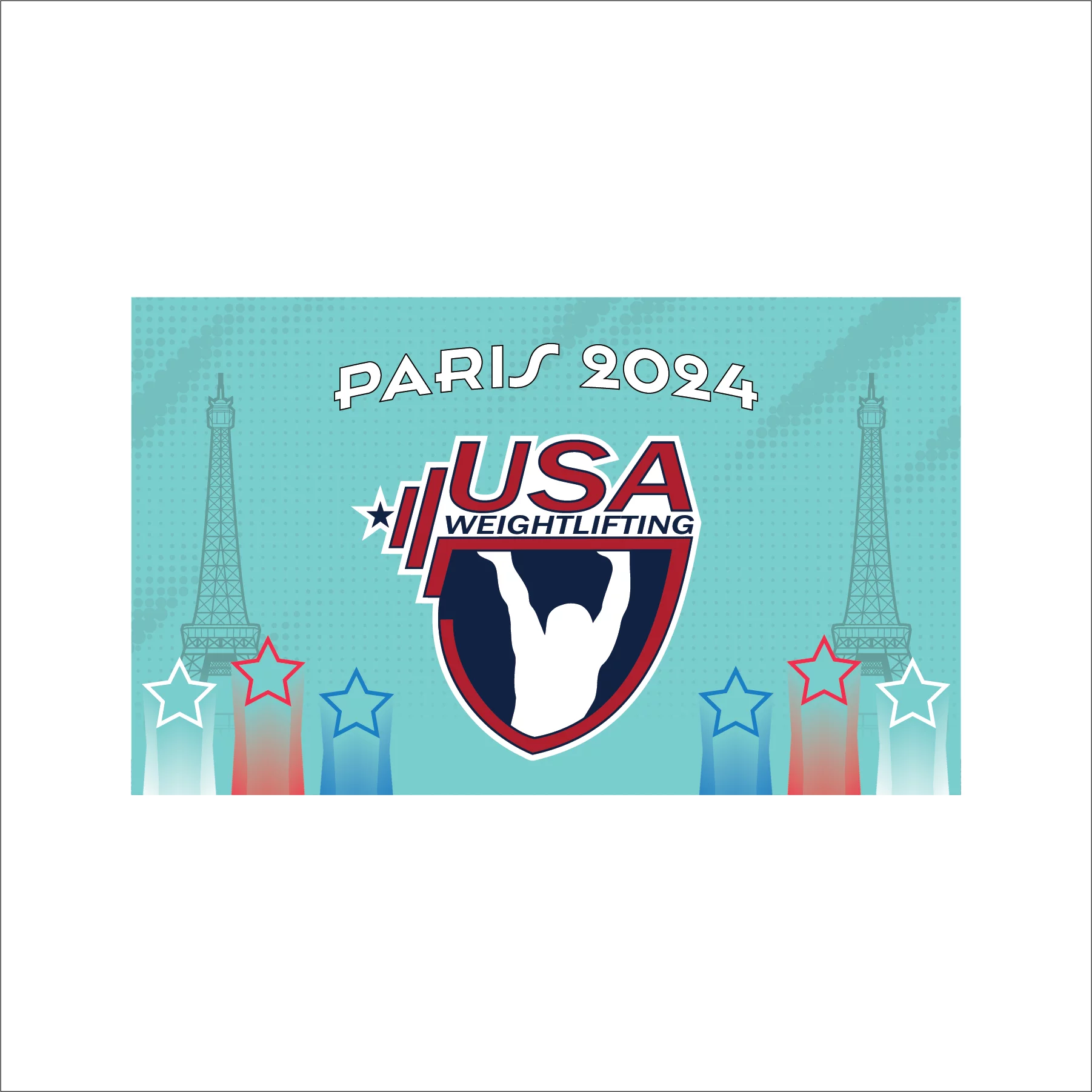 USAW Paris 2024 - Horizontal Banner