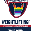 USAW Pride Banner with vibrant rainbow design for gym or event display