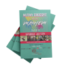 Promotional brochures with accordion folds and high-quality finish