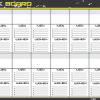 CrossFit benchmark whiteboard with custom branding