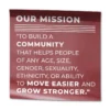 Wall decals, style 1, featuring large custom motivational quote