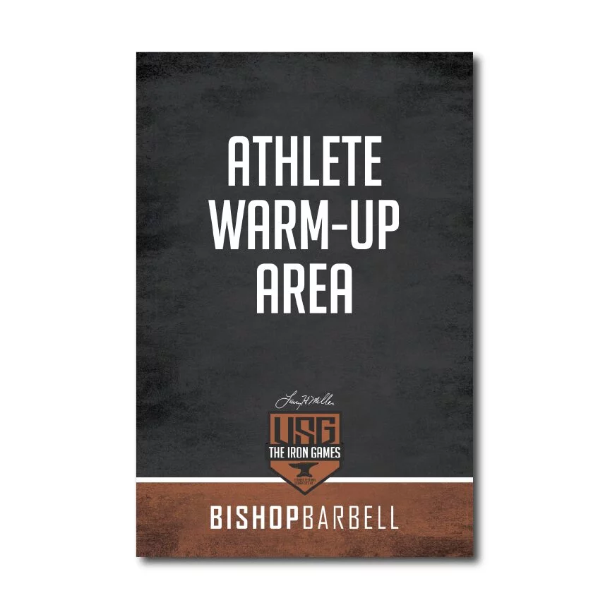 Wayfinding signage guiding clients within gym space using branded visuals