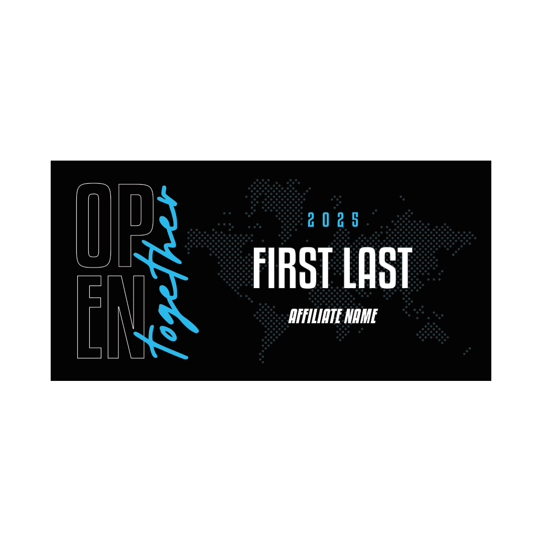 CrossFit Open Nameplate
