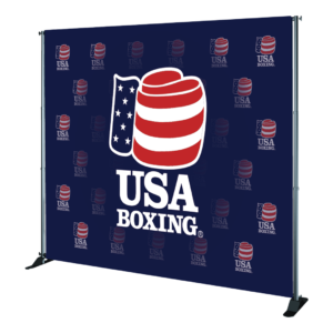 USA Boxing Telescoping Banner Stand