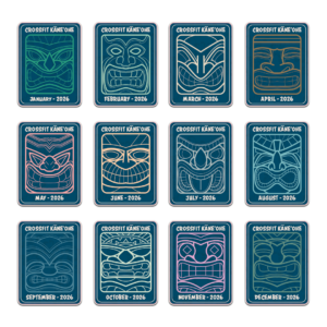 Committed Club Stickers: Island Strength Series