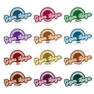 Committed Club Stickers: Badge of Honor Series