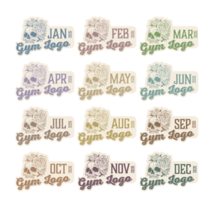 Committed Club Stickers: Vintage Grind Series