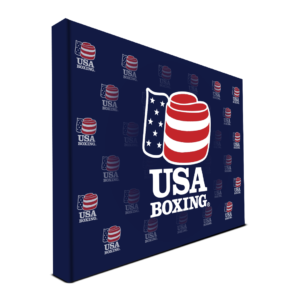 USA Boxing Straight Fabric Pop Up Display