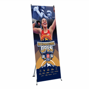USA Boxing 2026 International Open X-Stand Banner