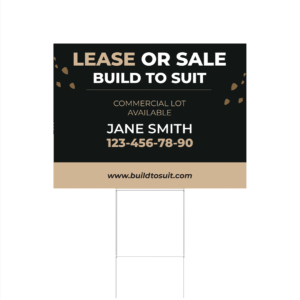 Real Estate Yard Sign